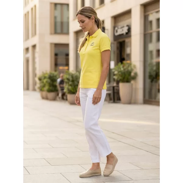  Damen-T-Shirt mit Kragen ALTISPORT ALW056210 ZITRONE 