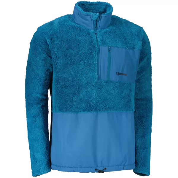  Fleece-Sweatshirt für Herren ALTISPORT HONOB MSWU307 BLAU 
