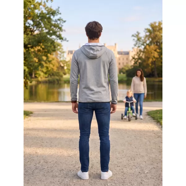  Premium-Sweatshirt für Herren ALTISPORT ALM006417 DUNKELGRAUE HIGHLIGHTS 