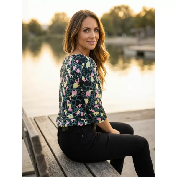  Damen-T-Shirt KIXMI MENDY GRÜN 