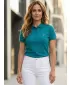 Premium-T-Shirt für Damen mit Kragen ALTISPORT ALW002210 DUNKLES TÜRKIS