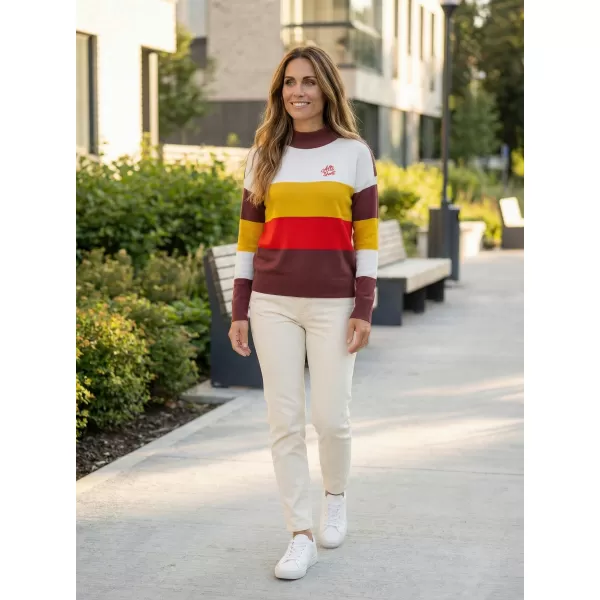  Damenpullover ALTISPORT FRAMA LPLU102 WEIßE STREIFEN 
