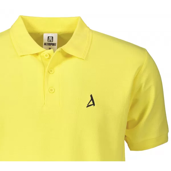  Premium-T-Shirt für Herren mit Kragen ALTISPORT ALM002203 ZITRONE 