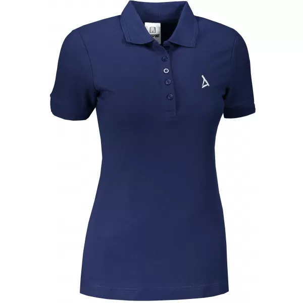 Premium-T-Shirt für Damen mit Kragen ALTISPORT ALW002210 MITTERNACHTSBLAU 
