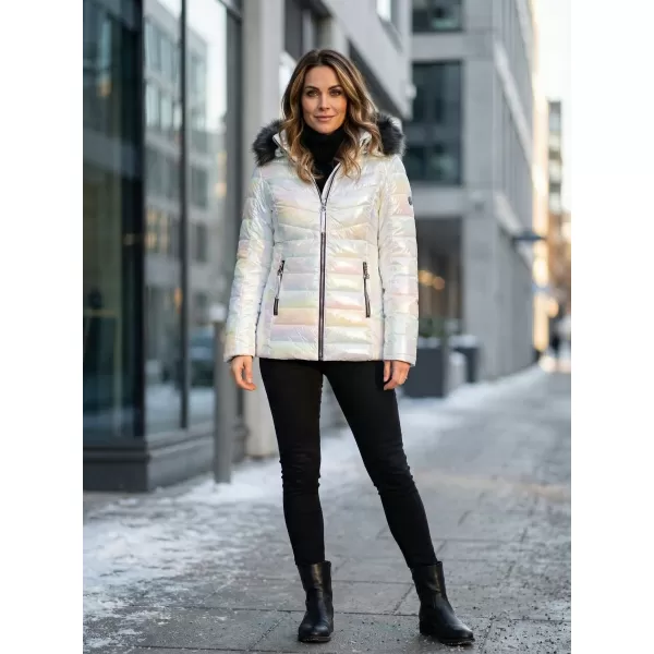  Winterjacke für Damen KIXMI MISSY WEIß 