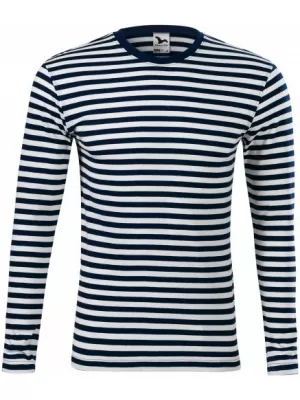 Damen-T-Shirt mit langen Ärmeln MALFINI SAILOR LS 807 MARINEBLAU
