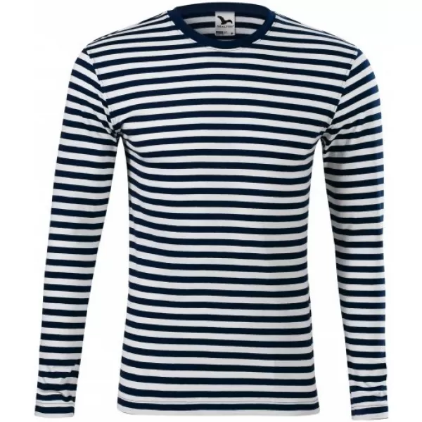  Damen-T-Shirt mit langen Ärmeln MALFINI SAILOR LS 807 MARINEBLAU 