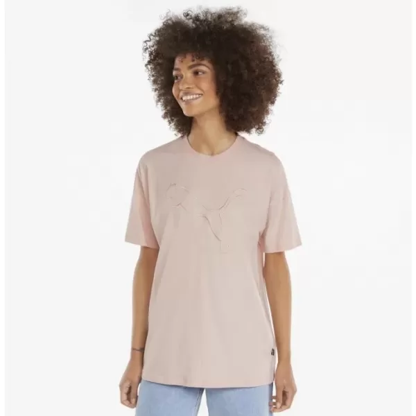 Damen-T-Shirt PUMA HER TEE 589493-36 ROSA 