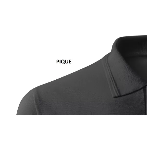  Premium-T-Shirt für Herren mit Kragen ALTISPORT ALM002203 ANTHRAZIT-HIGHLIGHT 