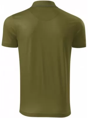 Herren-T-Shirt mit Kragen MALFINI PREMIUM GRAND 259 AVOCADOGRÜN
