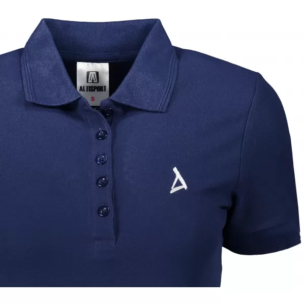  Premium-T-Shirt für Damen mit Kragen ALTISPORT ALW002210 MITTERNACHTSBLAU 