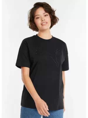 Damen-T-Shirt PUMA HER TEE 589493-01 SCHWARZ