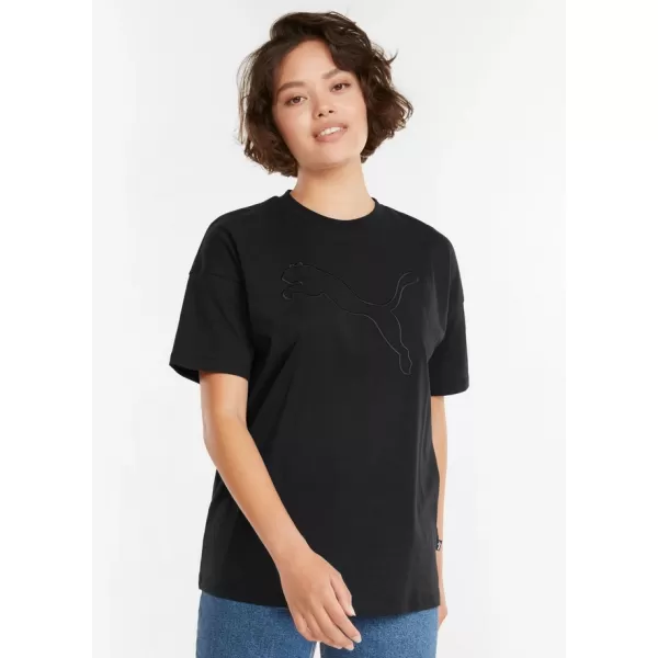  Damen-T-Shirt PUMA HER TEE 589493-01 SCHWARZ 