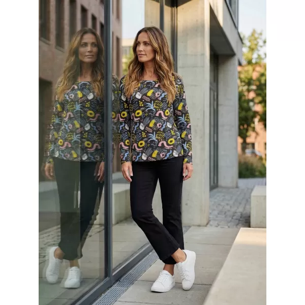  Damen-T-Shirt ALTISPORT KORTA LTSU840 SCHWARZ 