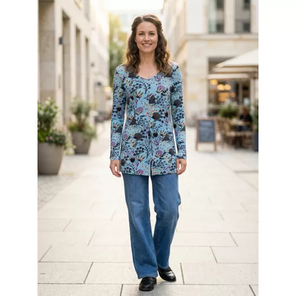  Damen-T-Shirt KIXMI MARINA BLAU 