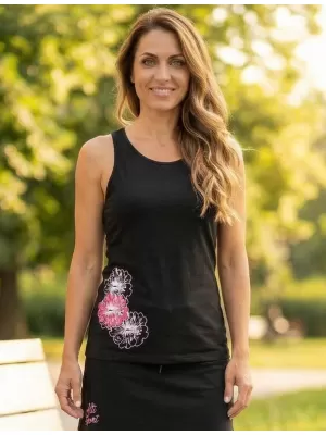 Damen-Tanktop ALTISPORT ALW106AL4 SCHWARZ ROSA