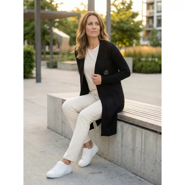  Strickjacke für Damen ALTISPORT KALISA LPLU104 SCHWARZ 
