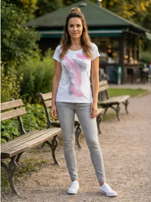 Dámské triko ALTISPORT CARRYOVER ALW112122 BÍLÁ