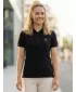 Premium-T-Shirt für Damen mit Kragen ALTISPORT ALW002210 SCHWARZ UND WEIß