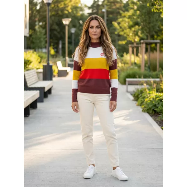  Damenpullover ALTISPORT FRAMA LPLU102 WEIßE STREIFEN 