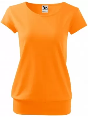 Damen-T-Shirt MALFINI CITY 120 MANDARINE-ORANGE