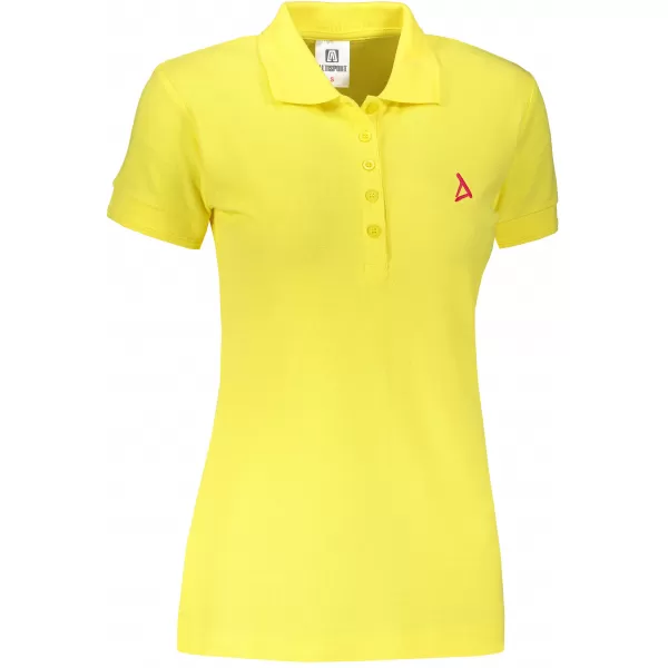  Premium-T-Shirt für Damen mit Kragen ALTISPORT ALW002210 ZITRONE 