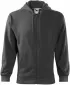 Herren-Sweatshirt MALFINI TRENDY ZIPPER 410 STAHLGRAU