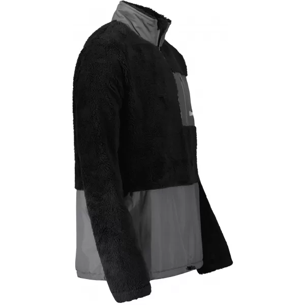  Fleece-Sweatshirt für Herren ALTISPORT HONOB MSWU307 SCHWARZ 