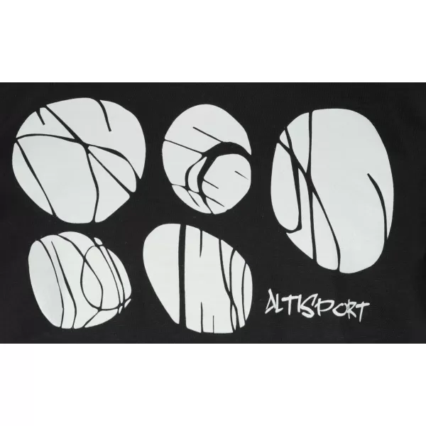  Kinder-T-Shirt ALTISPORT ALK122138 SCHWARZ 