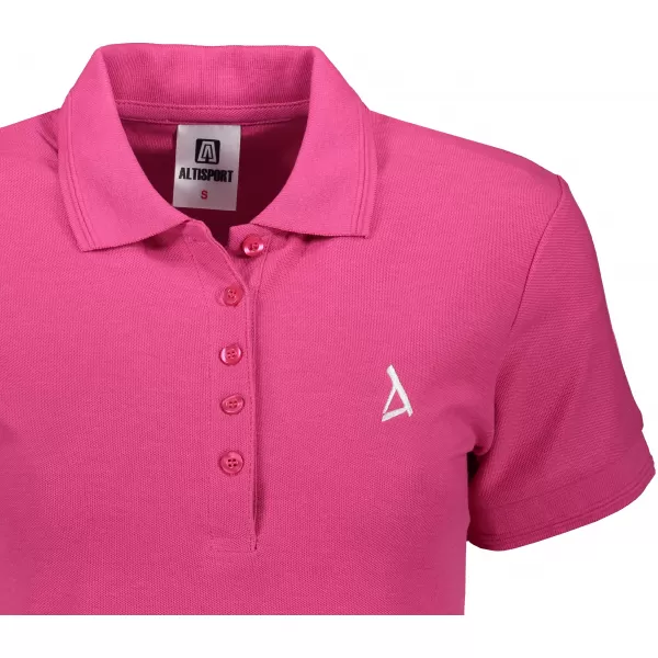  Premium-T-Shirt für Damen mit Kragen ALTISPORT ALW002210 LILA 