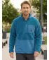 Fleece-Sweatshirt für Herren ALTISPORT HONOB MSWU307 BLAU