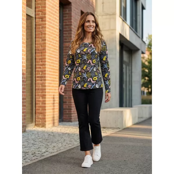  Damen-T-Shirt ALTISPORT KORTA LTSU840 SCHWARZ 