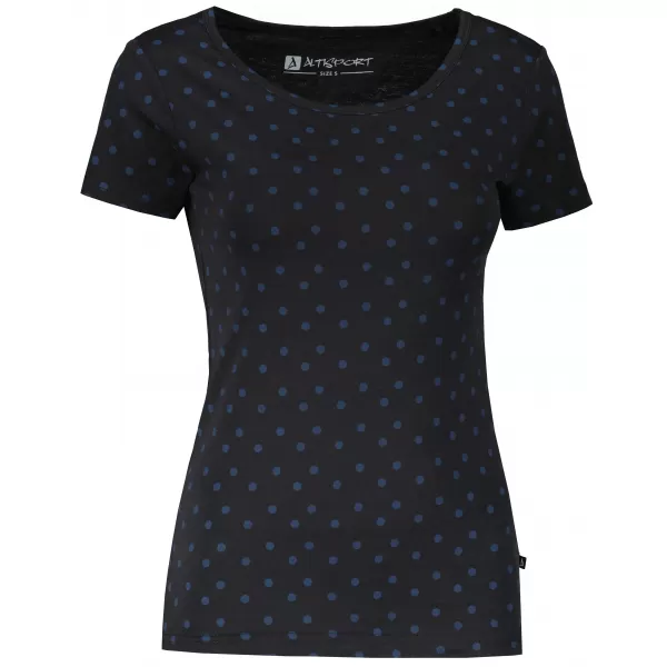  Damen-T-Shirt ALTISPORT POLEMA LTSU839 SCHWARZ 