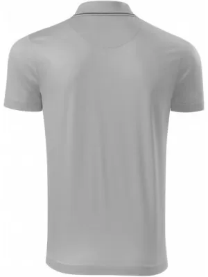 Herren-T-Shirt mit Kragen MALFINI PREMIUM GRAND 259 SILBERGRAU