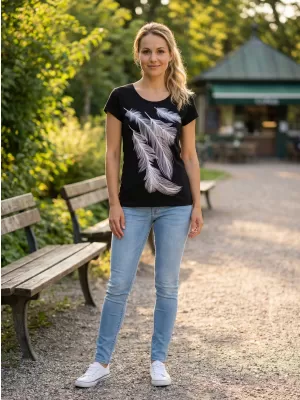 Dámské triko ALTISPORT CARRYOVER ALW112122 ČERNOSTŘÍBRNÁ
