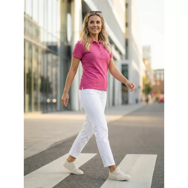  Premium-T-Shirt für Damen mit Kragen ALTISPORT ALW002210 LILA 