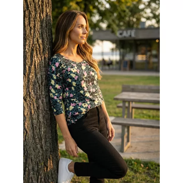  Damen-T-Shirt KIXMI MENDY GRÜN 