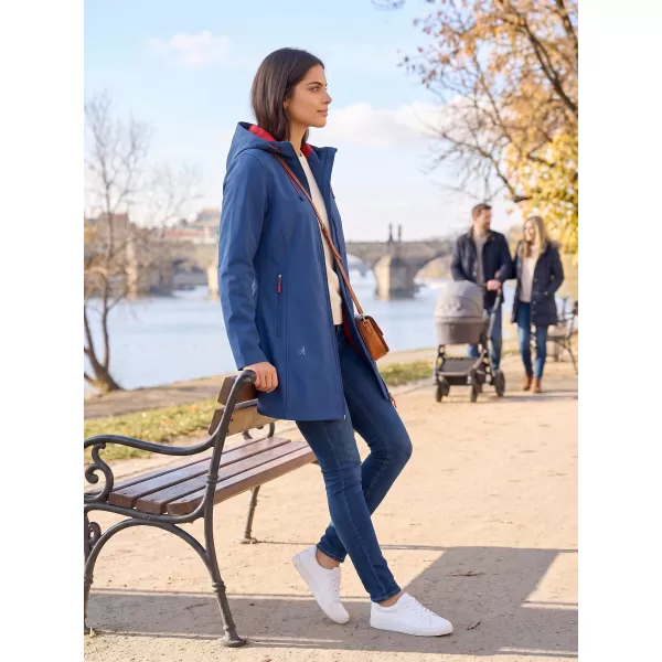  Softshell-Mantel für Damen ALTISPORT DERAURA LCTU166 DUNKELBLAU 