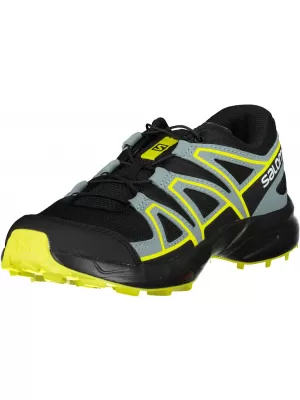 Laufschuhe SALOMON SPEEDCROSS J L41447100 SCHWARZ/SCHWARZ/GRÜN