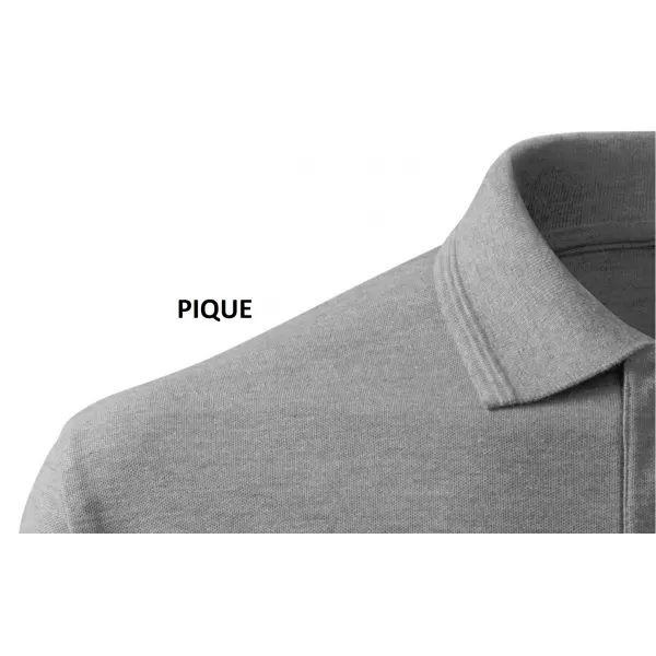  Premium-T-Shirt für Herren mit Kragen ALTISPORT ALM002203 DUNKELGRAUE HIGHLIGHTS 