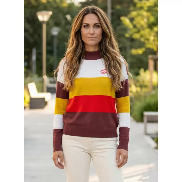  Damenpullover ALTISPORT FRAMA LPLU102 WEIßE STREIFEN 