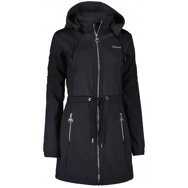  Softshell-Mantel für Damen KIXMI MALAYA SCHWARZ 