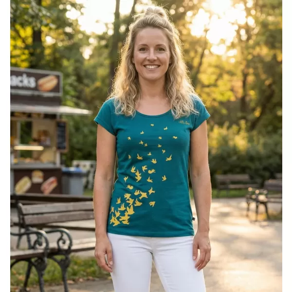  Damen-T-Shirt ALTISPORT JEDRA LTSU841 KEROSIN 