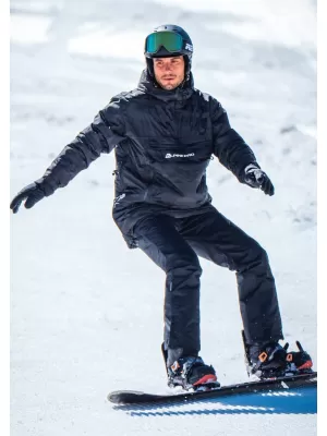 Herren Winterjacke ALPINE PRO CLOC MJCU527 SCHWARZ/GRÜN