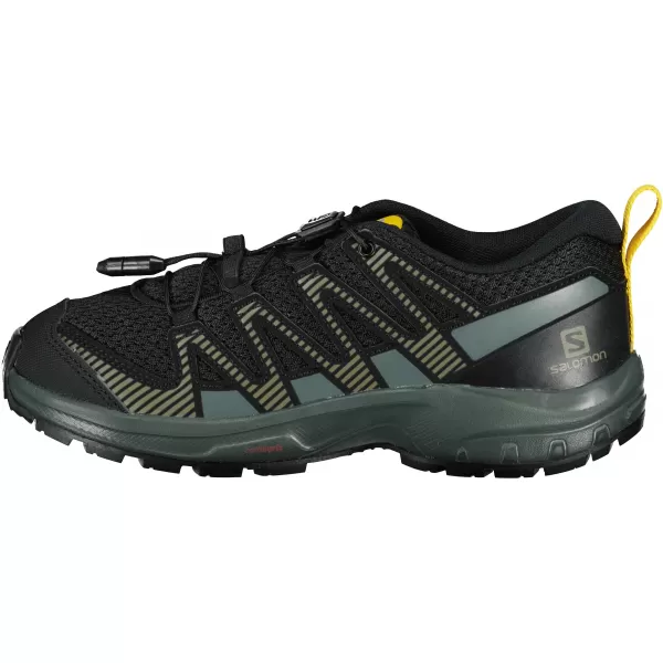  Kinderschuhe SALOMON XA PRO V8 J L41436100 SCHWARZ/GRAU/GELB 