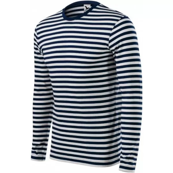  Damen-T-Shirt mit langen Ärmeln MALFINI SAILOR LS 807 MARINEBLAU 
