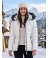 Winterjacke für Damen KIXMI MISSY WEIß