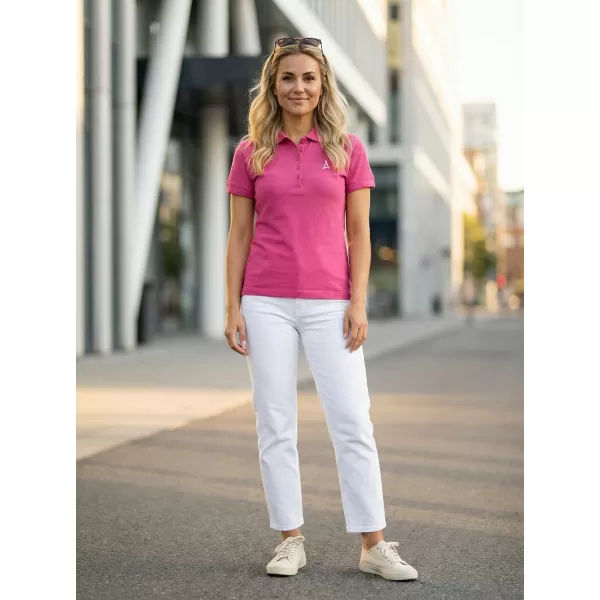  Premium-T-Shirt für Damen mit Kragen ALTISPORT ALW002210 LILA 