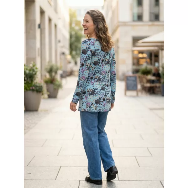  Damen-T-Shirt KIXMI MARINA BLAU 
