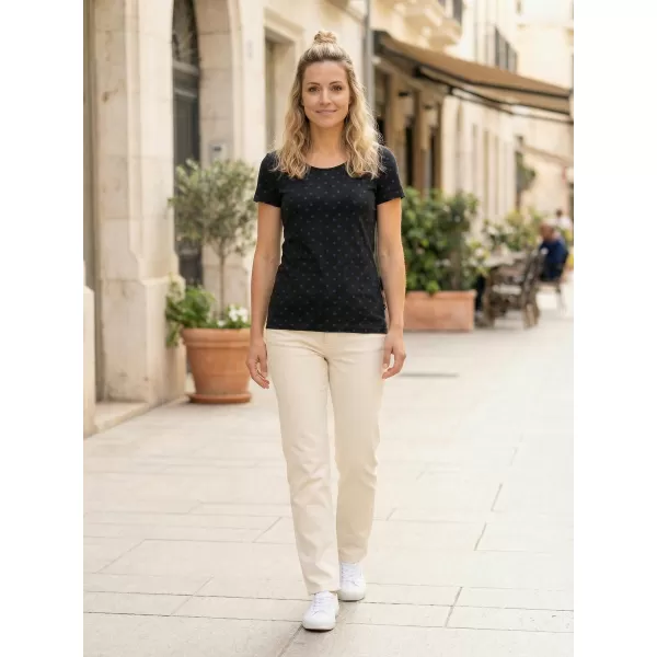  Damen-T-Shirt ALTISPORT POLEMA LTSU839 SCHWARZ 